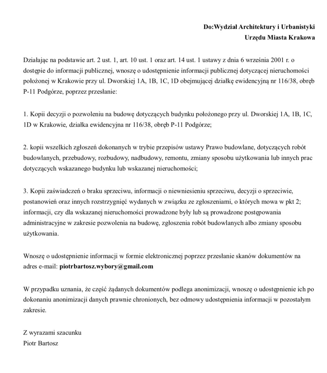 piotr_bartosz's tweet photo. Wszystko wskazuje, że budynek pod modlitwę muzułmanów jest użytkowany niezgodnie z przeznaczeniem.

Wynajeli salę na działalność fundacji, a nie dokonano zgłoszenia zmiany sposobu użytkowania na obiekt o charakterze religijnym. Wysłałem wnioski do Wydział Architektury i Urbanistyki Urzędu Miasta Krakowa oraz Powiatowy Inspektor Nadzoru Budowlanego w Krakowie – Powiat Grodzki.