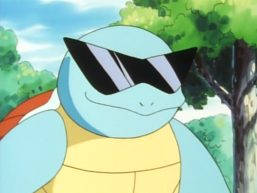 Saragoober's tweet photo. New sunglasses got me feeling like the leader of the squirtle squad https://t.co/M3ZSnhy0S1