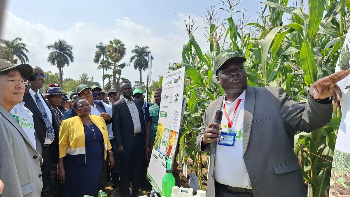 unffe's tweet photo. The 32nd National Agricultural Show 2026 officially opened today at the Show Grounds in Jinja, where the Rt. Hon. Prime Minister @R_Nabbanja represented @KagutaMuseveni During the event, the Rt. Hon. launched the Skeepon Biostimulant and the Wealth Creation Village at the grounds https://t.co/Ul3H2PPbDJ
