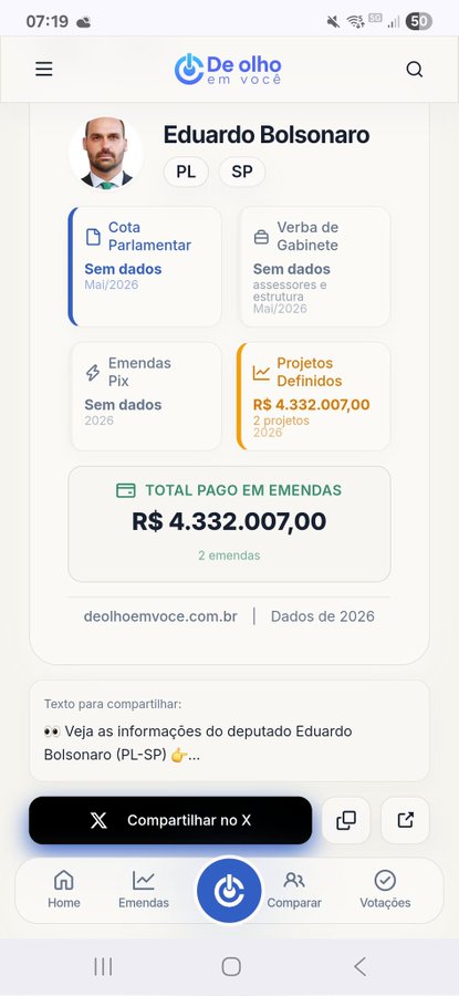SilCorso's tweet photo. @ReinsteinJosh @JMilei @FlavioBolsonaro A clareza moral dos BOLSONAROS no Brasil, se resume a receber dinheiro público sem prestação de contas à sociedade. https://t.co/08Yi7YxABI