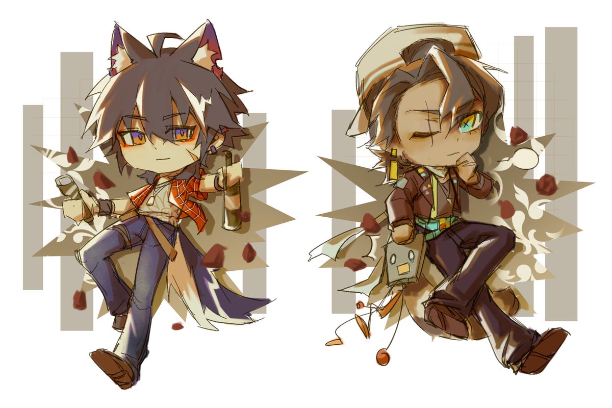 Rohling12138's tweet photo. #明日方舟终末地 #Wulfgard #Alesh #狼卫 #阿列什
和炎师傅构思了两人的新if线,这是他们的服设(之一 https://t.co/DlbyUAIBLw
