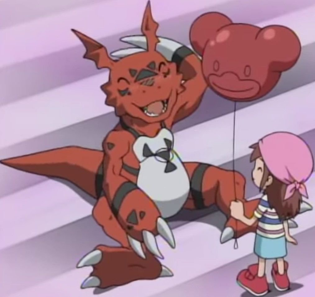 PikaPikachu150's tweet photo. Guilmon is so cute here. I LOVE HIM ❤️

#Digimon #DigimonTamers #デジモン #디지몬 https://t.co/VZnA4fmCAK