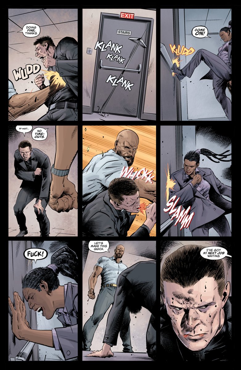 badideahello's tweet photo. Get ready for the bruising beatdown with a never-before-seen preview below.

Need to catch up on the best-selling series? Pick up ORDAINED #1 6th Printing, ORDAINED #2 4th Printing, and ORDAINED #0: THE MACHINE 3rd Printing in stores same day! https://t.co/H3ZjQ10Rqr