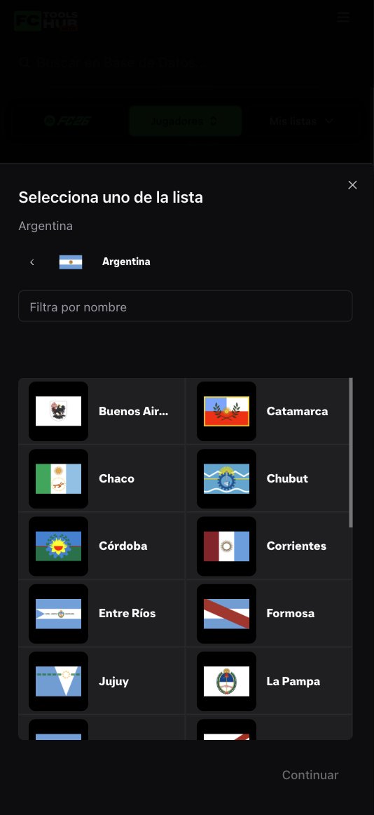 FCToolsHub's tweet photo. 🚨 Nuevo en FC Tools Hub:

✅ 2a nacionalidad
✅ Regiones argentinas 🇦🇷

Señores argentinos, ya podéis montaros vuestro propio Athletic Club en Argentina 👀 https://t.co/RDlL53t5Qf