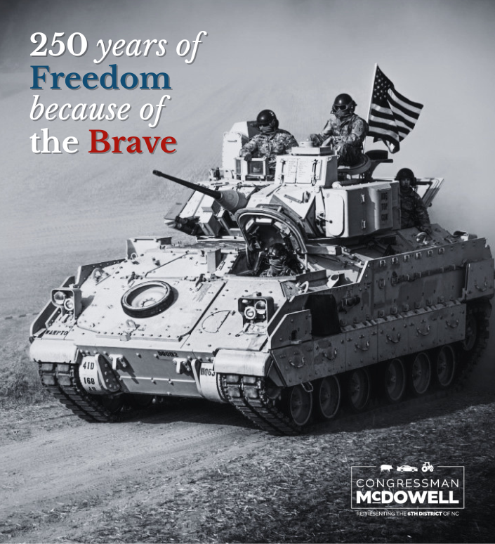 RepMcDowell's tweet photo. This We’ll Defend!

Older than the United States itself, the U.S. Army has fought for our freedom with courage and honor for over 251 years. https://t.co/hLXF0JQKdd