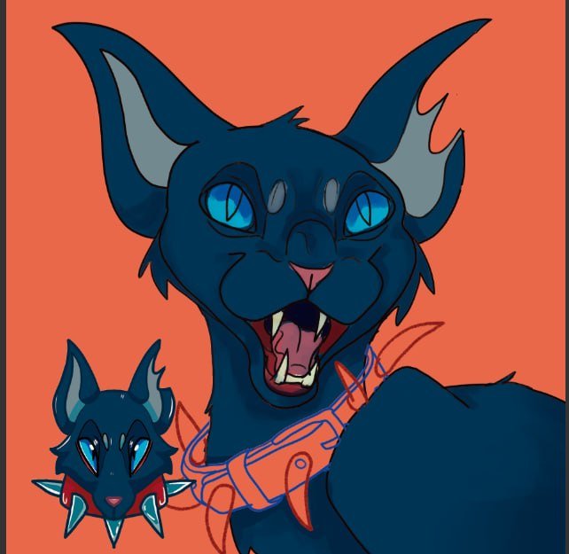 KyaRabisco47552's tweet photo. Evil kitty wip https://t.co/adPFT7s287