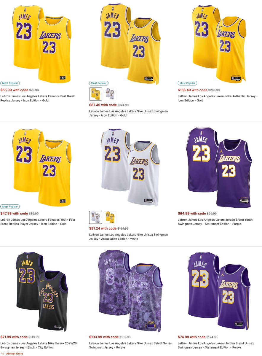 SBDetroit's tweet photo. ON SALE: LeBron James Lakers Jerseys

BUY NOW:  https://t.co/CXVxivTtmk https://t.co/ZPAtXEYMNd