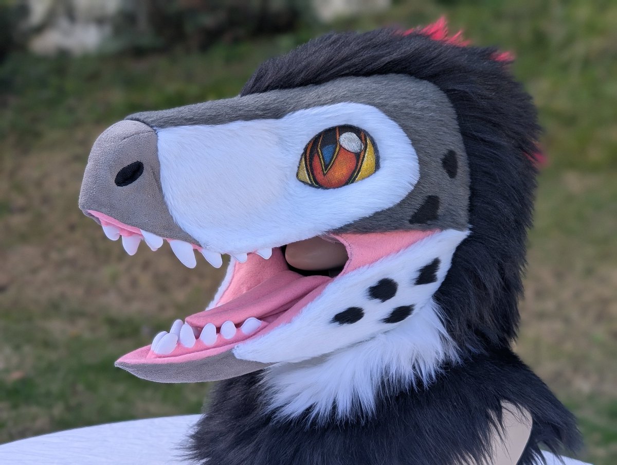 The_Peppercat's tweet photo. New premade dino head ready to go https://t.co/jlca6rd2nm