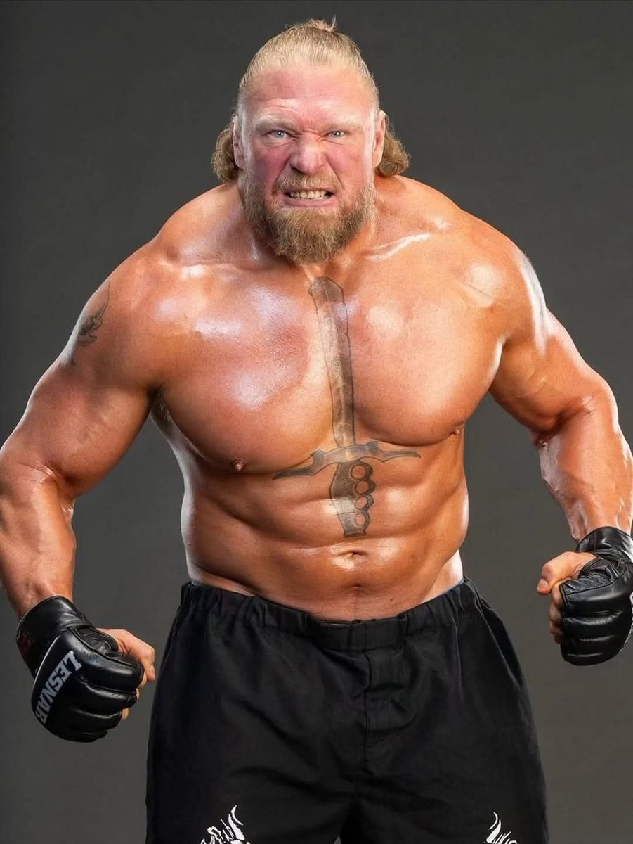 saccardiop's tweet photo. Rapazes eu tenho uma pergunta pra vocês!

Vocês entrariam num octógono pra uma luta contra o Brock Lesnar[o cara da foto] por R$2.500.000,00?

As condições da luta serão a seguinte:

>Brock vai ficar uns 3 anos sem treinar luta(mas seguirá na musculação)!

>Você terá 3 anos para se preparar fisicamente e marcialmente!

>A luta será uma melhor de 3, ou seja, 5 rounds e quem vencer 3 rounds vence!

>Você poderá escolher quem vai ser seu treinador físico!

>Você poderá escolher quem vai ser seu treinador marcial!

>A luta será nas regras normais de um combate no UFC!

E aí aceitariam?