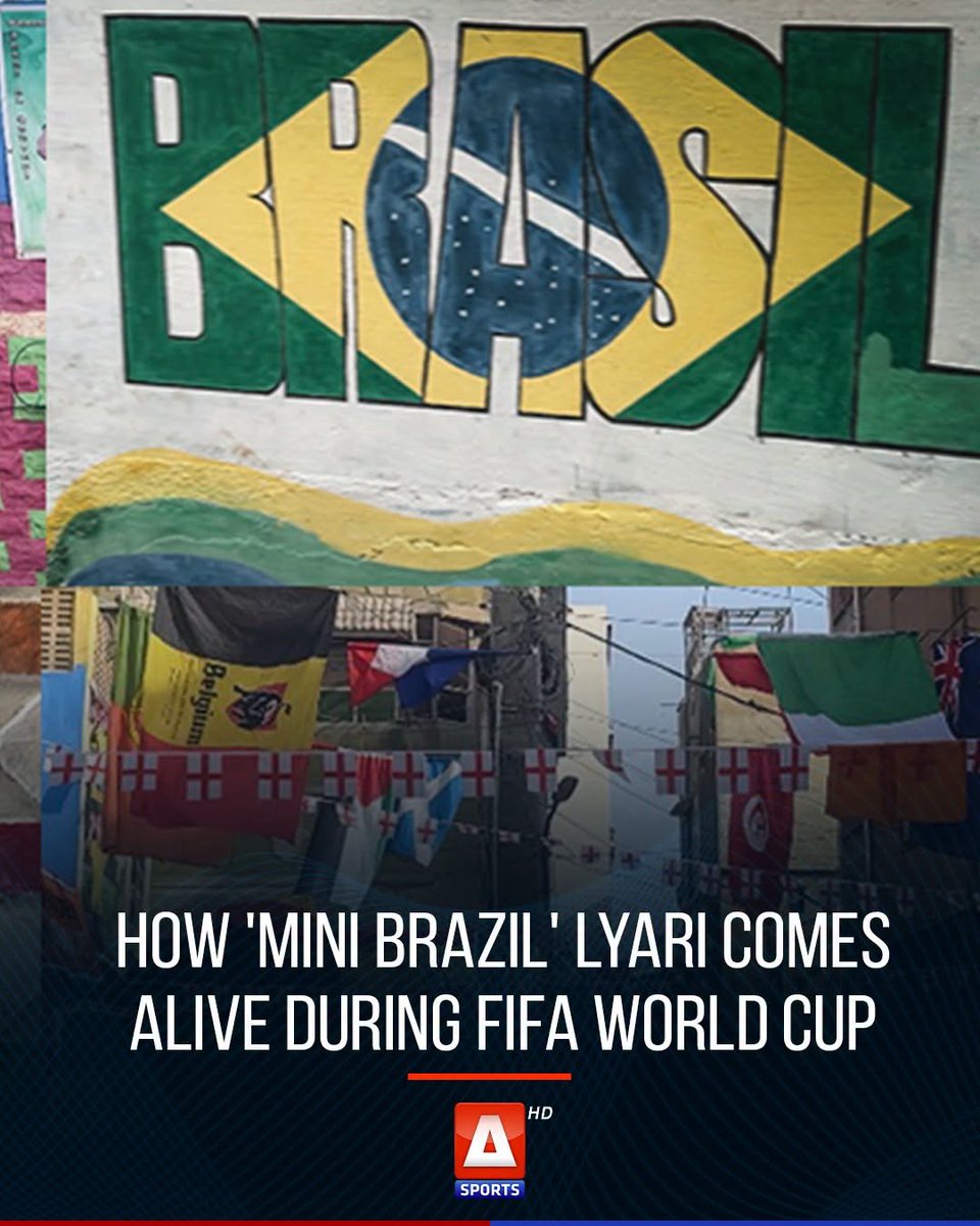 asportstvpk's tweet photo. Brazil lies more than 13,000 kilometres from Lyari. Yet every four years, the distance disappears.
Read More: https://t.co/6RZBuEeiH7
#FIFAWorldCup #Lyari #MiniBrazil https://t.co/rr2rXhMh5q
