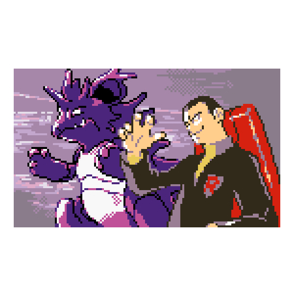 Neos_pxel's tweet photo. Giovanni's last resort #pixelart https://t.co/s77Edh9odQ