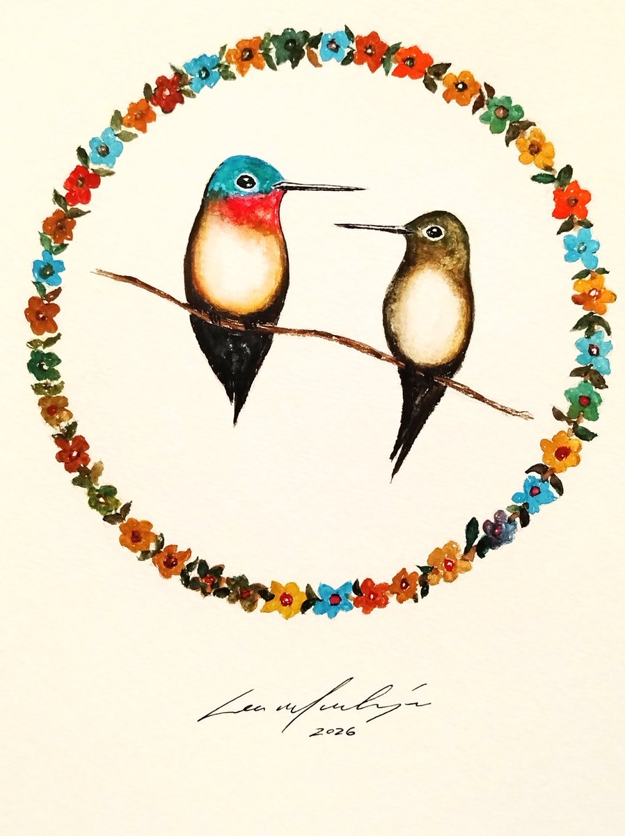 Tuitzilopochtli's tweet photo. Amigos adquieran esta bellísima nueva obra del Tuitz!

"Amor del bonito"

Acuarela fina, $1499 pesitos, 40*30 cms, precio incluye marco y envío hasta tu domicilio en todo territorio nacional, entrega inmediata en CDMX, info x DM 😊👍🏻 https://t.co/Wag4j7cXVJ