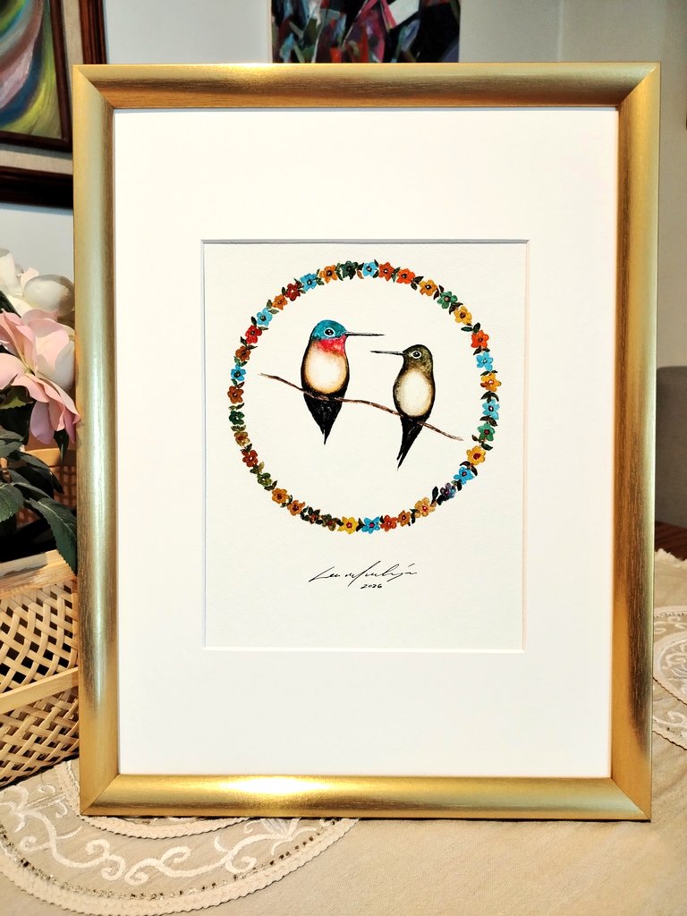 Tuitzilopochtli's tweet photo. Amigos adquieran esta bellísima nueva obra del Tuitz!

"Amor del bonito"

Acuarela fina, $1499 pesitos, 40*30 cms, precio incluye marco y envío hasta tu domicilio en todo territorio nacional, entrega inmediata en CDMX, info x DM 😊👍🏻 https://t.co/Wag4j7cXVJ