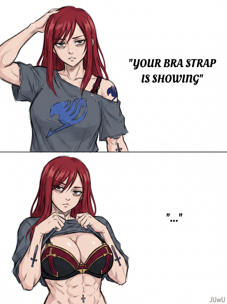 juwusus's tweet photo. Erza Scarlet https://t.co/kCELvu8jOK