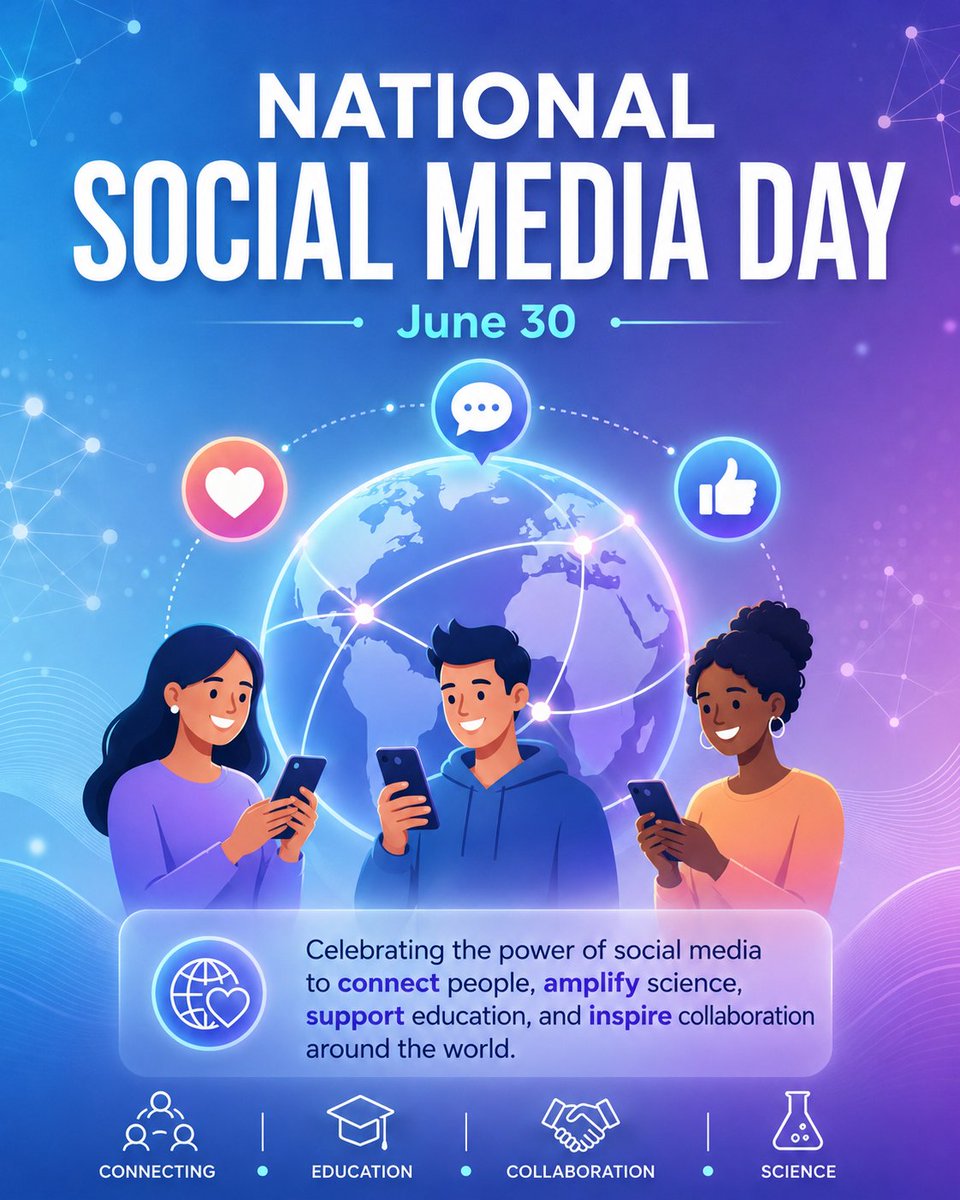 MSISorg's tweet photo. Happy National Social Media Day!
Social media has transformed how we connect, learn, and share ideas. In science and medicine, it helps amplify research, support education, promote collaboration, and bring global communities together.
Grateful to be part of the team!
#MSIS https://t.co/bKIsxWYRDO