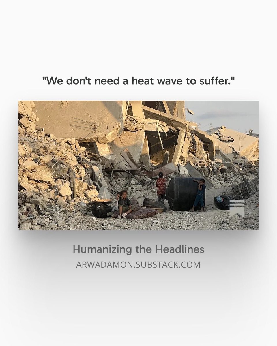 IamArwaDamon's tweet photo. Excerpt: After I left Gaza, I got on a call with some members of the Biden administration’s Gaza team. I figured if we can simplify it all down to a bar of soap maybe the needle would move. Maybe they would be willing to get the Israelis to just let in soap. I have to say I have never in my life briefed people less interested in what I had to say. Not even the perfunctory grunt of “oh that’s terrible.”

https://t.co/8XExiS2i3P
