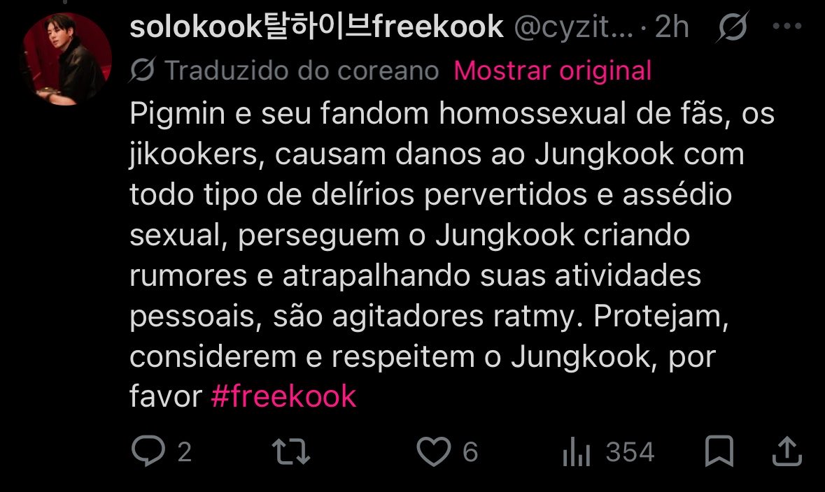 pjmreportbr's tweet photo. É triste demais onde chegamos por causa de uma FOTO, queríamos que vocês entendessem a gravidade do que está acontecendo com o Jimin… então se você ainda está aqui e se importa com o Jimin denuncie essa conta:

🔗https://t.co/W2w241OffV 

NÃO ENGAJEM, APENAS DENUNCIEM! https://t.co/AAaqpYwdez