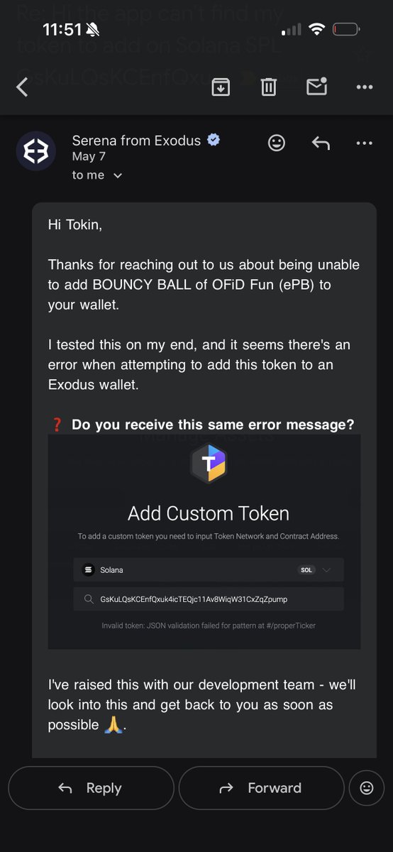 OFiDCrypt's tweet photo. Many blockchain businesses have absolutely TRASH customer service.

@exodus @ExodusAssist do you think that May 7th - June 29th still unresolved for a basic inquiry is acceptable?

53 days. A dozen follow-ups on our side.

We will continue to call this out. You are not the only company giving us a monthly runaround.

There are a select few where we’ve had fantastic experiences. You can do better.