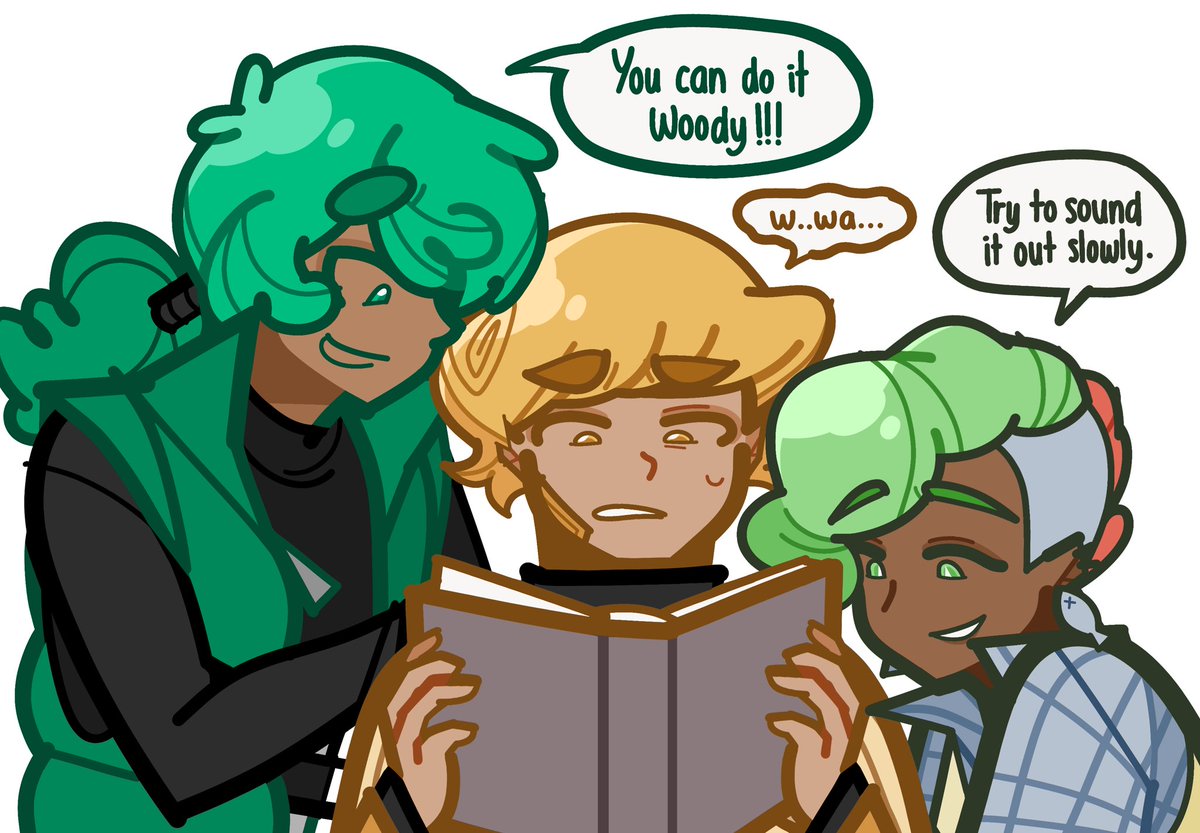 vivkinz's tweet photo. I love the idea of woody having speech impediment and his friends helping him with his speech
#bfb #bfdi https://t.co/nYGxz6eFgr