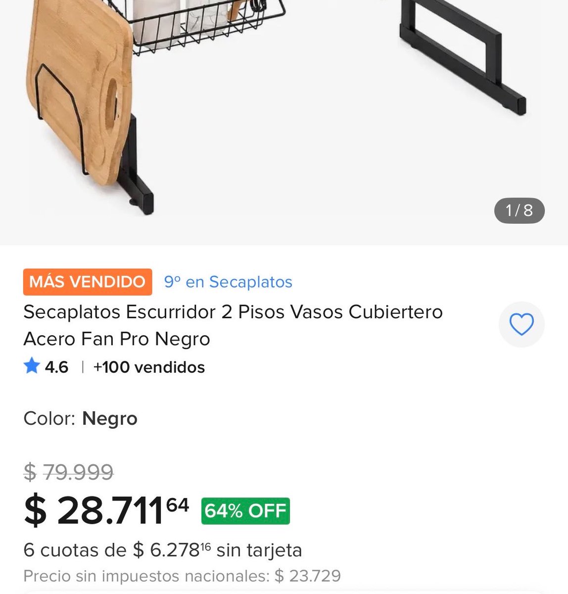 DevJuanCruz's tweet photo. un amigo paga meli+ y el secaplatos le sale 80k

yo no pago nada y me sale 28k 

ese es el beneficio de pagar la suscripcion? 😳 https://t.co/inQZ8BfLiU