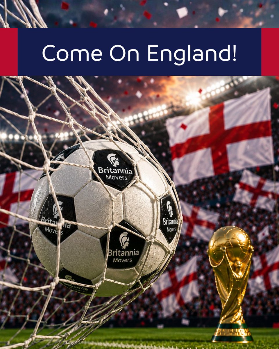 BritanniaMovers's tweet photo. One step closer to football coming home! ๐
England are through to the Round of 32, and we'll be cheering them on every step of the wayโฝ
๐ Come on England! ๐
#worldcup2026 #england #football #itscominghome #removals #removalscompany #internationalremovals https://t.co/pL09BGCAhN