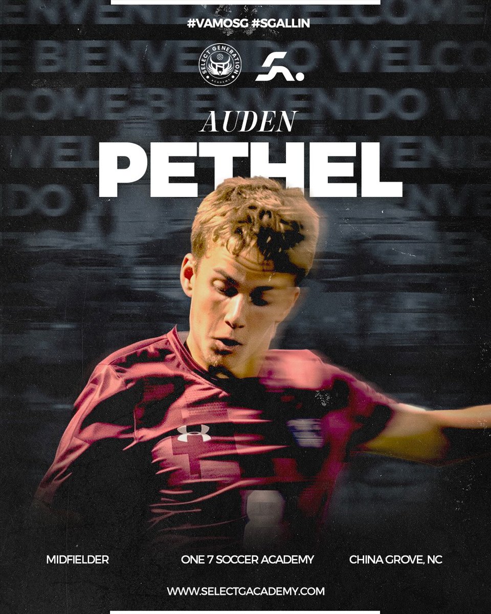 selectgensoccer's tweet photo. Excited to welcome Auden Pethel to Salamanca for the 2026/27 season.
“Great to have Auden back with us in Spain. He’s grown a lot physically since his last time here, and we’re excited to work with him again. Vamos!” – Sam Henneberg
#VAMOSG #SGALLIN https://t.co/meY9jeVYvy