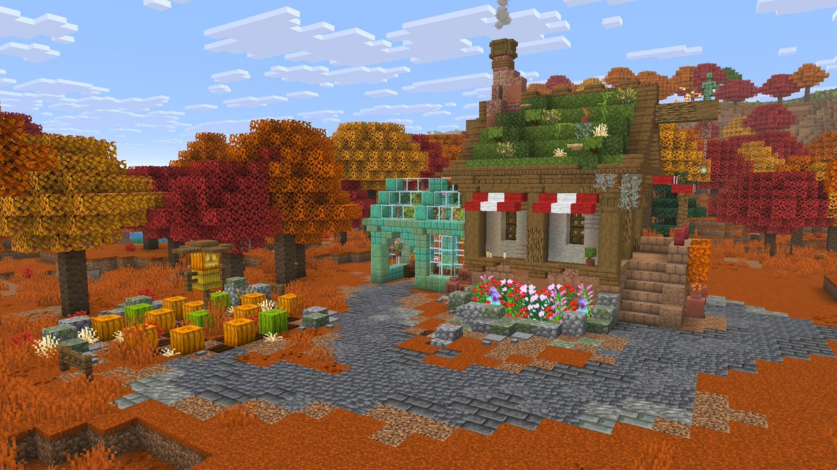 Mythicalsausage's tweet photo. My First Dappled Forest Starter House!!! https://t.co/amCAoYXt4D