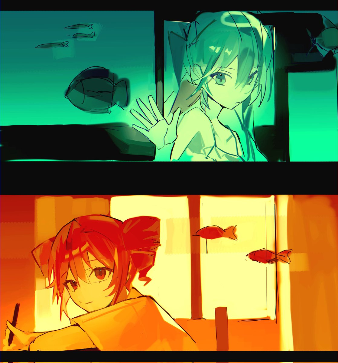 susuk_07's tweet photo. Fish tank https://t.co/Sdu1hQMP1k