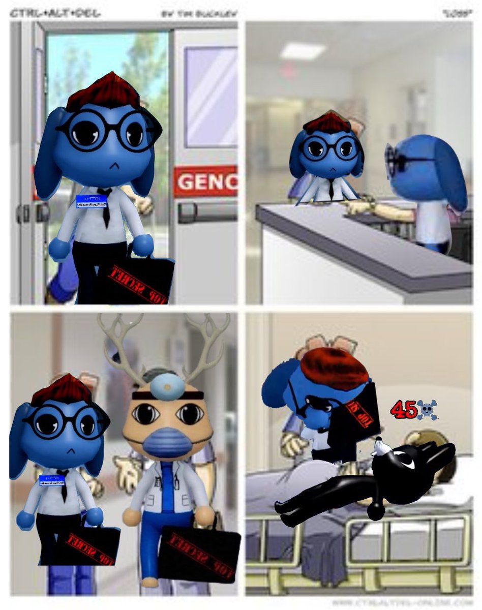 iloveomegaverse's tweet photo. accidentally killed ratthew during surgery cuz i spilled water everywhere irl and was trying to clean it up and the entire time ron was visiting the room and saw it happen https://t.co/IzxsUXg7Bz
