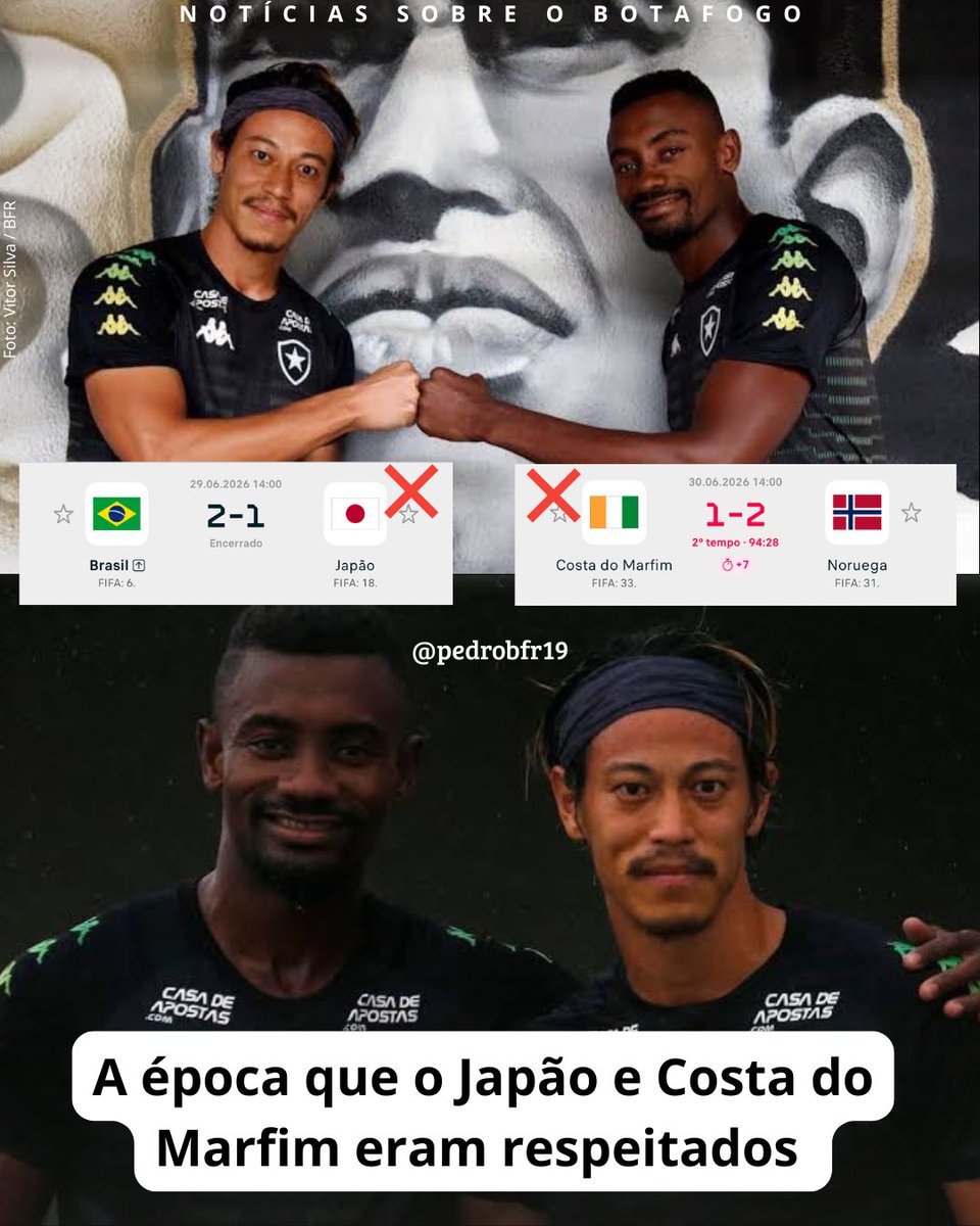 PedroPPBoficial's tweet photo. 🇯🇵🇨🇮 Japão com Honda e Costa do Marfim com Kalou. Isso sim eram seleções quando tinha a dupla…

📸 Vitor Silva / BFR https://t.co/J6mwlzLLTb