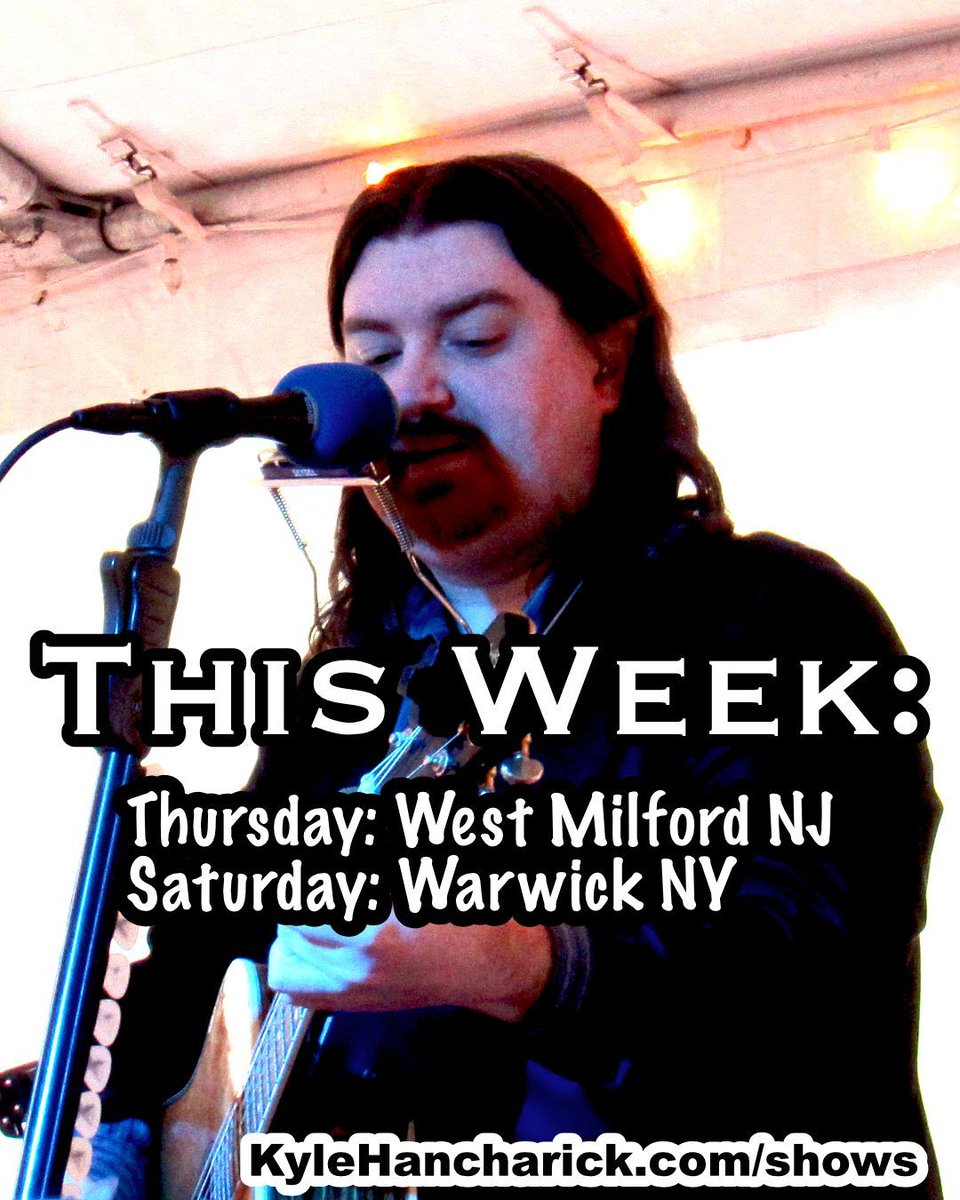 KyleHancharick's tweet photo. TOMORROW:
If you can beat the heat, then come on out to the West Milford Farmers Market. I’ll be at the music tent from 3:30-5:30pm, singing some of your favorite songs.

https://t.co/PiR9Ik0hny https://t.co/mY3Lqzc1F4