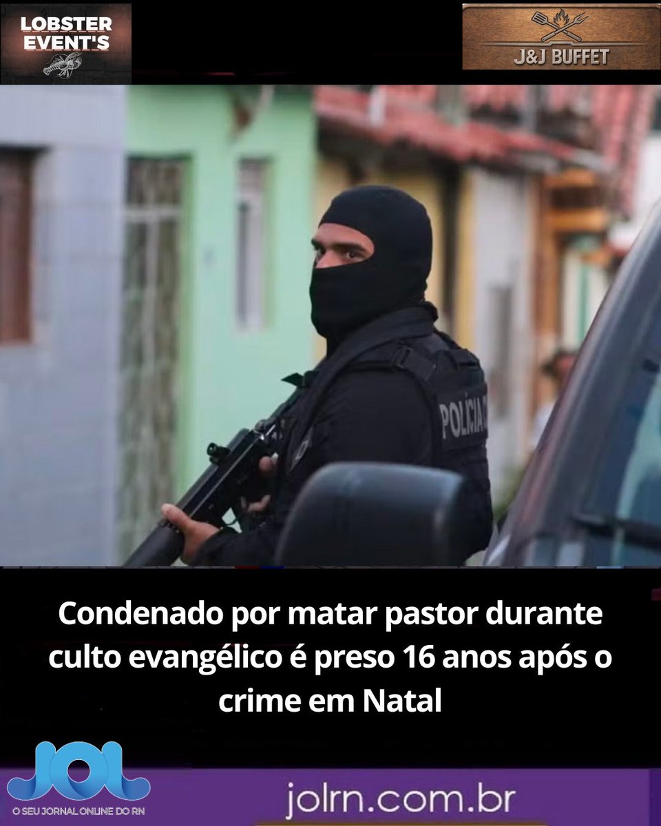 PortalJOLRN's tweet photo. Condenado por matar pastor durante culto evangélico é preso 16 anos após o crime em Natal

🗞️💻 Continue conectado e confira todas as matérias do dia na íntegra acessando o portal:

https://t.co/xoToJyStp5 https://t.co/reUaPFWNVQ