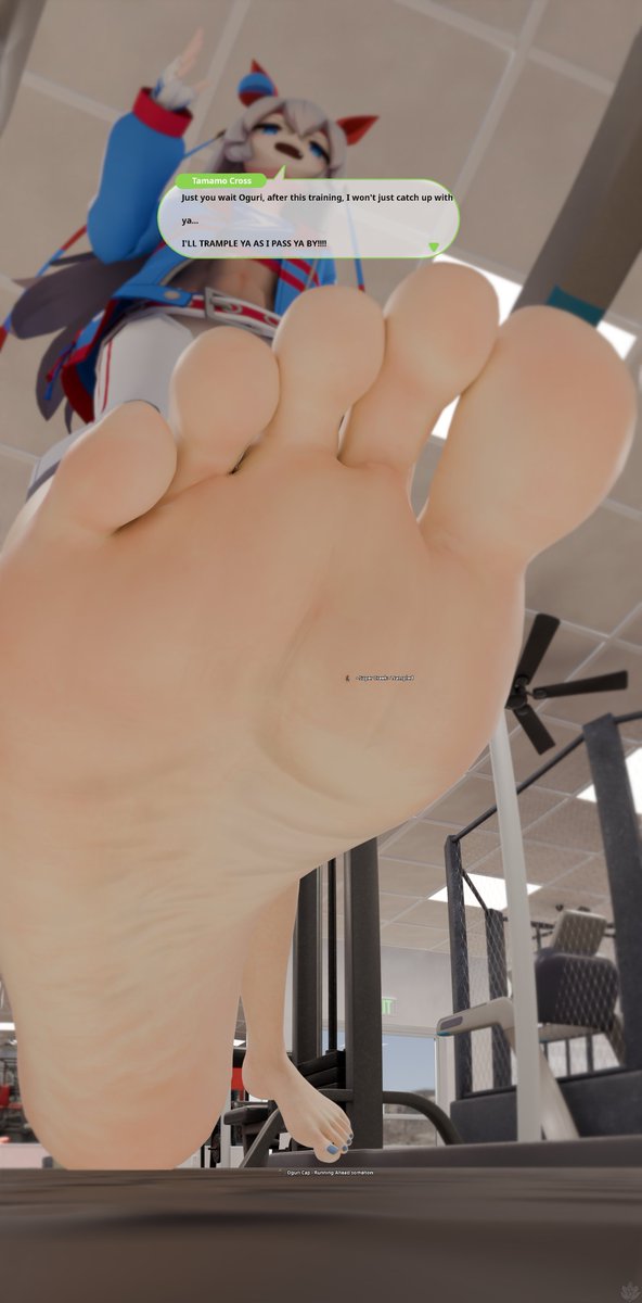 GiganticVi's tweet photo. [Year of the UMA 6/12]

Tamamo Cross has been training hard for her rematch against Oguri Cap and all the other bimbos. She's ready to CRUSH the competition and she might be just one step away from doing so. https://t.co/lQLBpoxIK5
