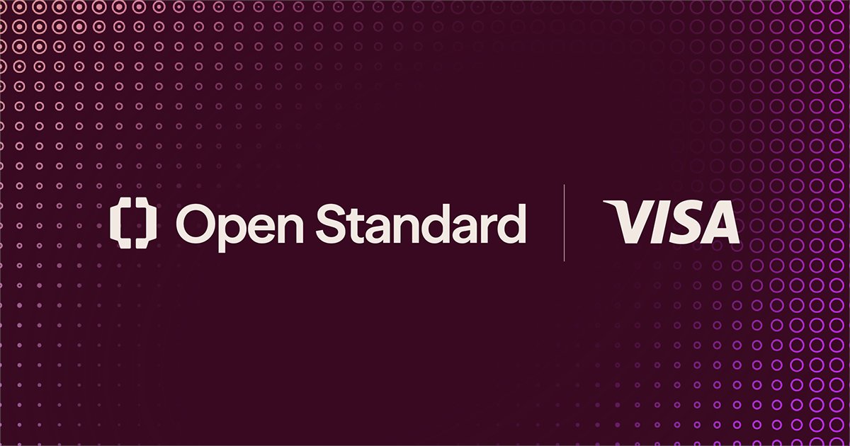 Visa's tweet photo. Stablecoins are powering real payment flows, but scaling them takes the trust, interoperability, and reliability that global payments are built on. That’s why Visa and @openstandard partners are supporting Open USD, which will be open infrastructure for digital money. https://t.co/LghErknI8q