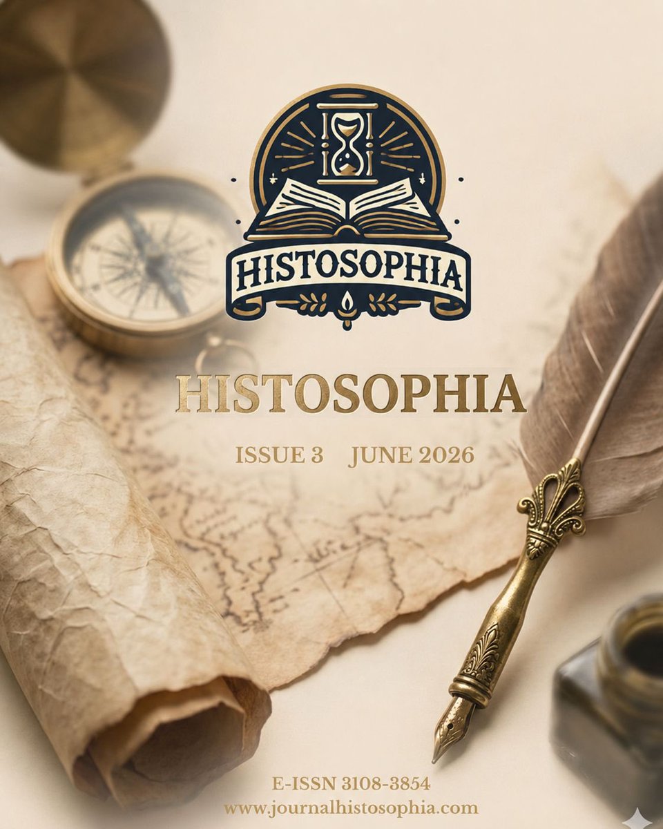 histosophia's tweet photo. Histosophia dergimizin üçüncü sayısı yayımlanmıştır. Dergimizin bu sayısına kıymetli katkılarda bulunan tüm hocalarımıza gönülden teşekkür ederiz.

Aralık 2026 tarihinde yayımlanacak dördüncü sayımız için makale kabulü başlamıştır.

https://t.co/MrJIJlw8tJ https://t.co/yg6kDMM8wu