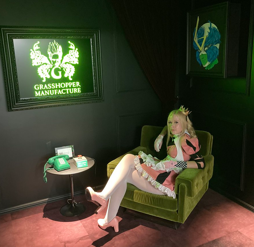 othatsraspberry's tweet photo. After nearly 4 years, today was my last day at Grasshopper Manufacture.

I hope you will continue to support their cool and crazy games!! 🦗💚 https://t.co/Y8BSAJFZid