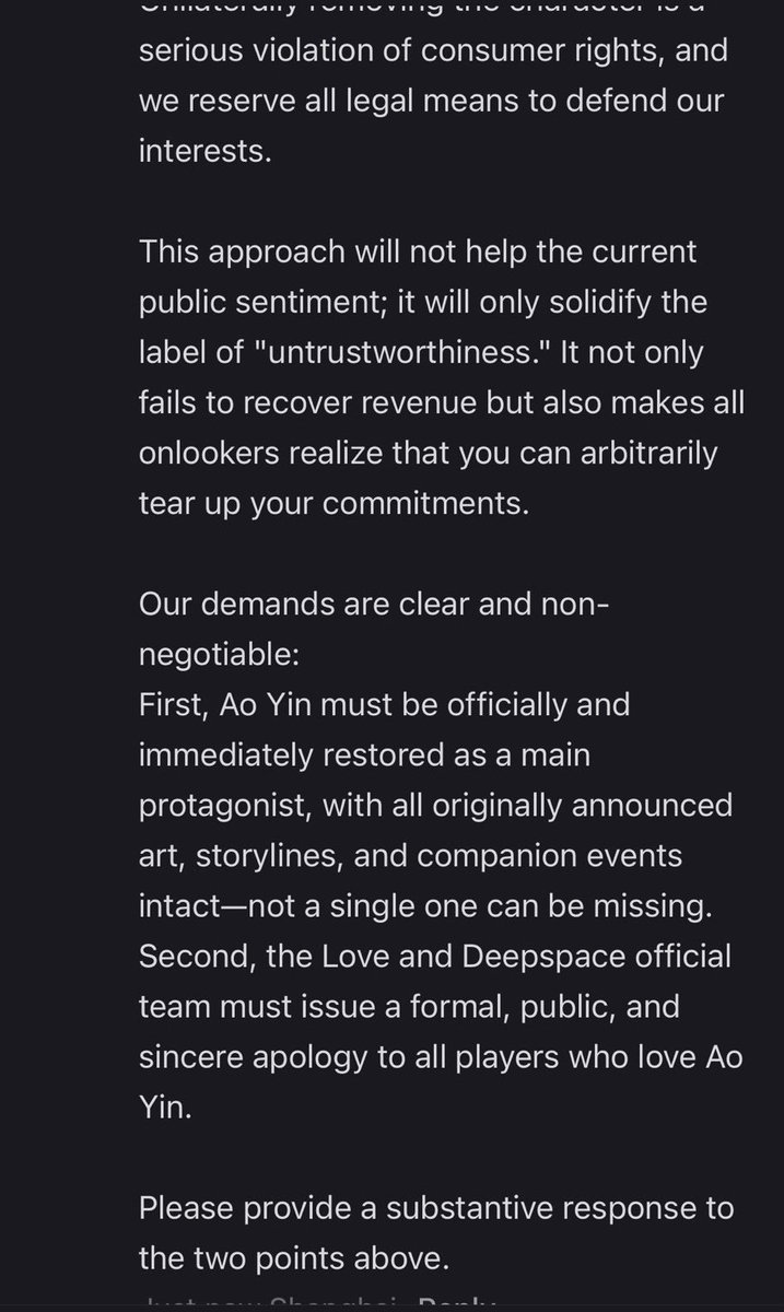 Gaming__Roses's tweet photo. @Love_Deepspace 

#LADSValkoCanceled #BringBackValko #GiveUsValko #SaveValko https://t.co/6M6vVcsvQI