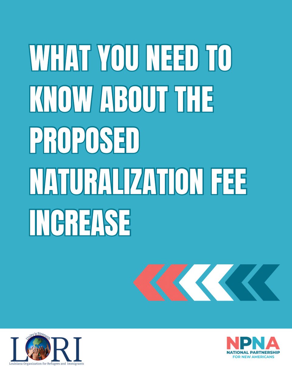 LoriUSA_'s tweet photo. Citizenship fees may rise to over $1,300, and fee waivers could be eliminated. If you’re eligible, don’t wait. Get screened and learn your options.

#citizenship #naturalization #fees #immigration #loricares https://t.co/hnunCs0qtc