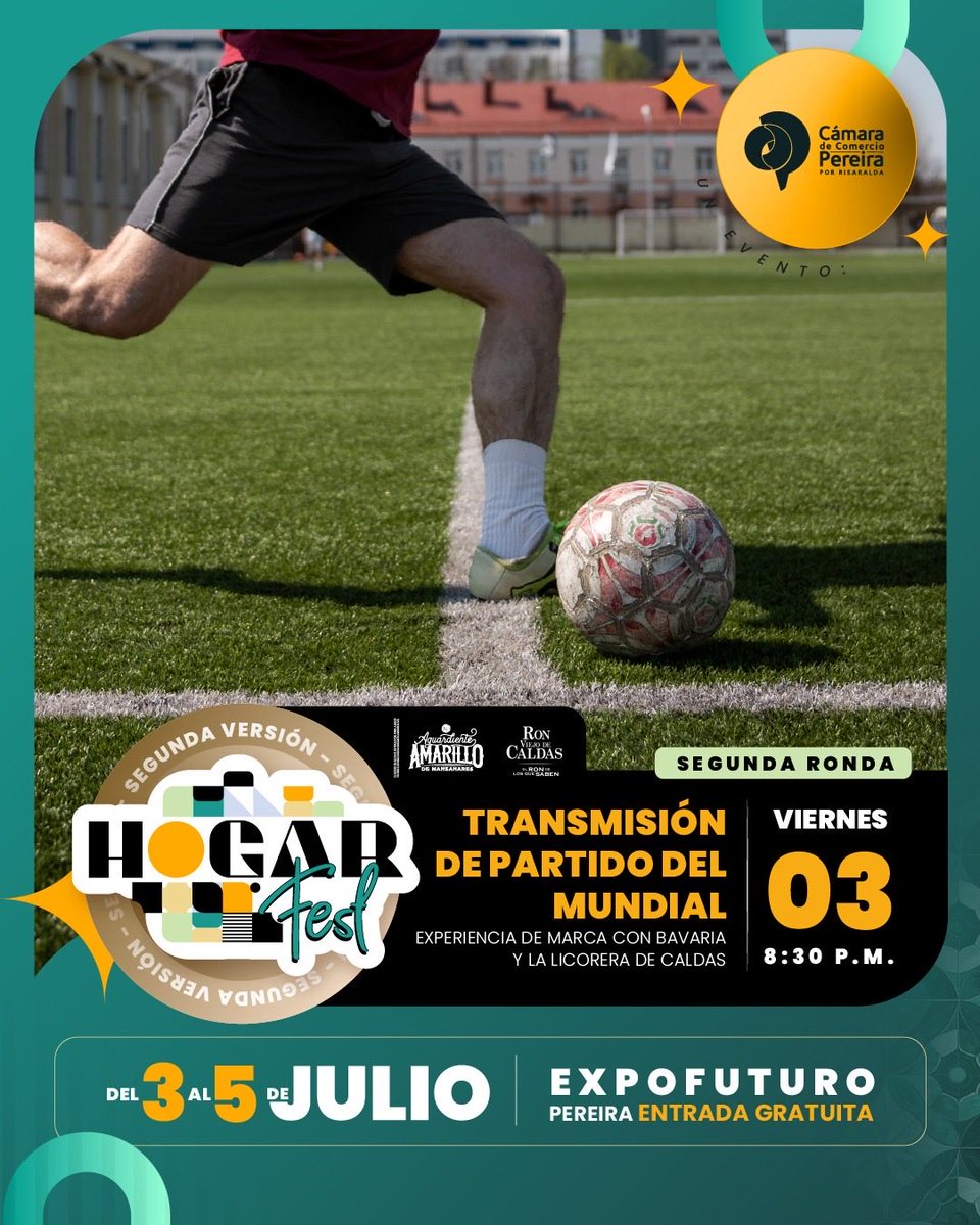 MINUTOPEREIRA's tweet photo. 🏡 🛋️ 🤩 ¡La espera terminó!

⌛ Este viernes 3 de julio desde las 11:00 a.m. abre sus puertas la feria HogarFest 2026, el evento donde encontrarás todo para renovar, decorar y transformar tu hogar.

📅 Del 3 al 5 de julio
📍 Expofuturo Pereira
🎟️ Entrada gratuita https://t.co/t12d2Wo4Sq