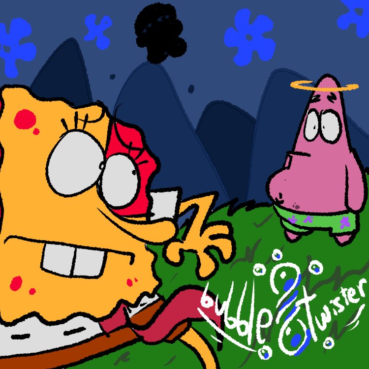Nastard_XD's tweet photo. I am an artist from brazil and this is my bikini horrors custom cover arts #twiddlefinger #spongebob #amidoingthisright https://t.co/fJh0F5diHq