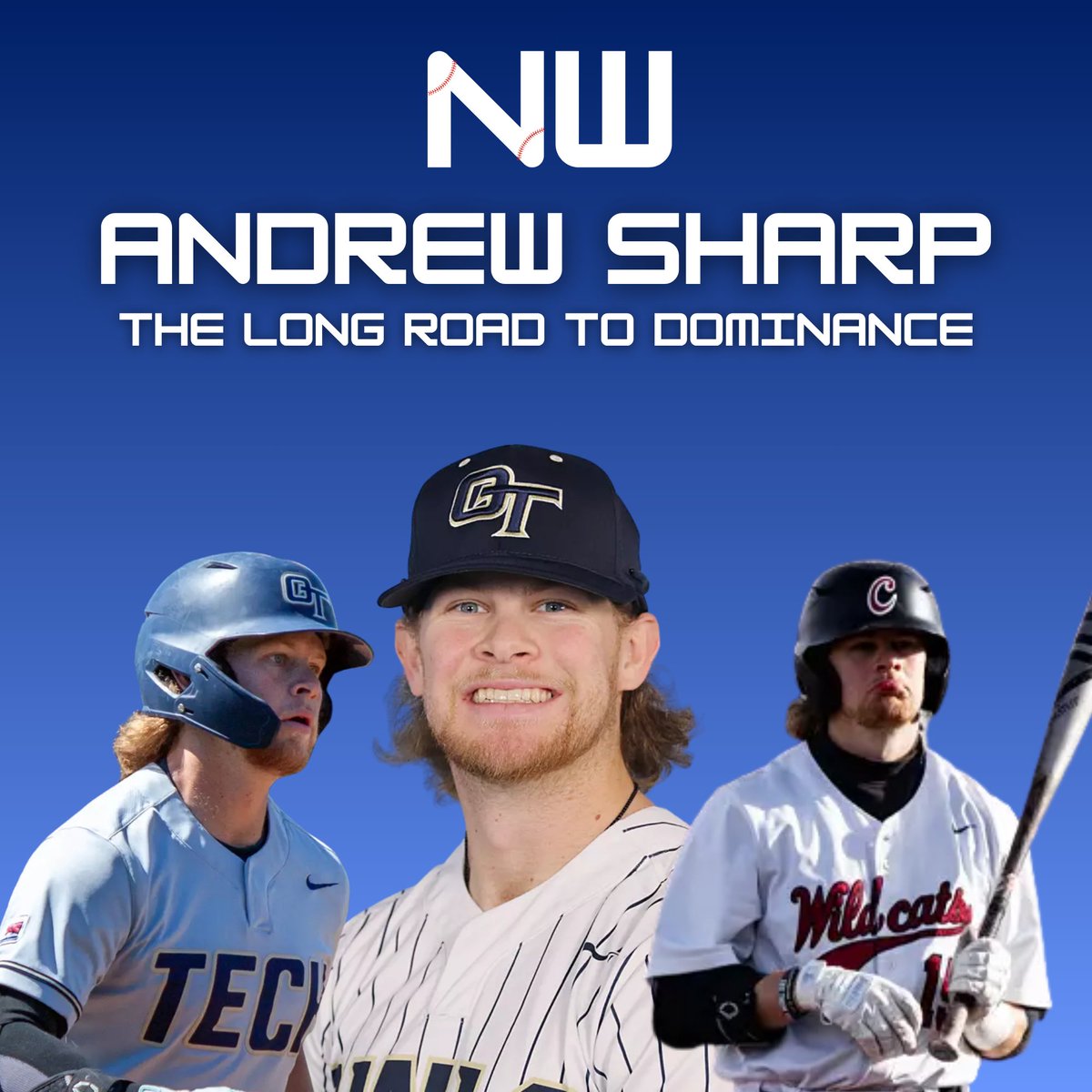 NWBBstats's tweet photo. 6 years. 5 schools. 3 PNW stops. The Andrew Sharp story is bumpy, but it culminated in one of the best 2026 seasons in the region. New article on the site to read more. https://t.co/InqLIDPpuT https://t.co/5R0j5Xw40I