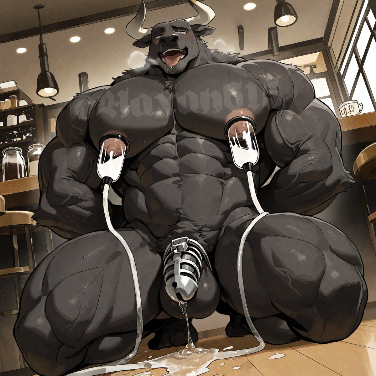haxan615's tweet photo. Fur Café | 45 images
New set now on 🅿️ site ✌🏽🐴 #AIart #furry #male #bara https://t.co/c6xh4llZ9u