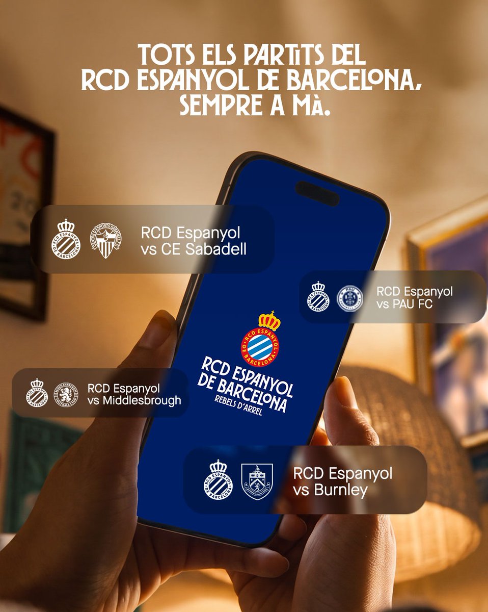 RCDEspanyol's tweet photo. 🗓️ Ja coneixem el nostre calendari!

📲 Recorda que posa a disposició un nou servei per a sincronitzar-lo amb el calendari habitual de cada usuari 🔝