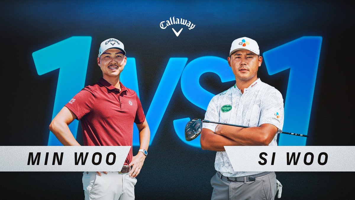 CallawayGolf's tweet photo. Min Woo vs. Si Woo...but ChatGPT picks their clubs!

Watch the full match now ➡️ https://t.co/NCXJyRcAwv https://t.co/hxJKuoJJuP