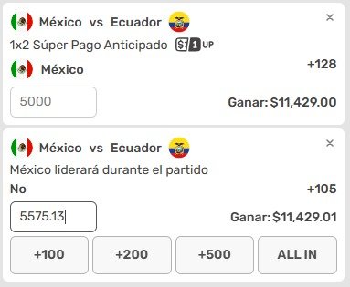 MomioBoost's tweet photo. La victoria sin riesgo con mayor ganancia en la historia de la cuenta, 850 a la bolsa, eso sí con una significante inversión https://t.co/UnPjnD5sUX