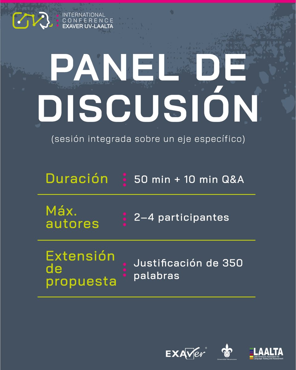 EXAVER's tweet photo. En CILA 2027 ya estamos recibiendo contribuciones académicas en cuatro modalidades de participación:
🔺Ponencias
🔺Panel de Discusión
🔺Carteles académicos
🔺Talleres académicos

Sube tu propuesta a través de la plataforma oficial del CILA 2027 https://t.co/yrtK7SUKcY https://t.co/WBOJLLCV39