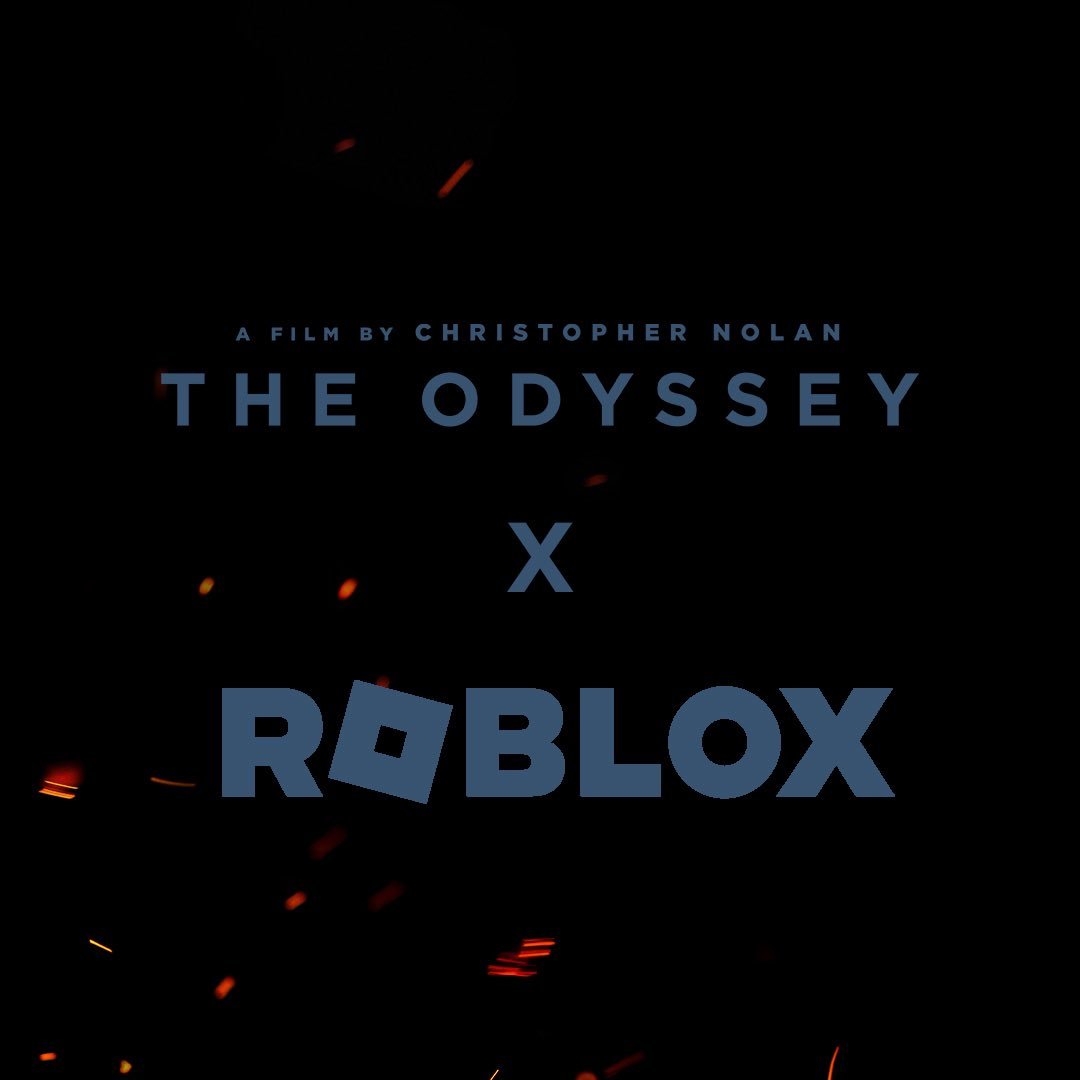 HelloItsVG's tweet photo. Roblox just landed a Christopher Nolan movie.

The Odyssey, his next film, is getting a full experience on Roblox where you live out Odysseus' voyage home yourself.

>and it's 18+ only

I did not expect the guy behind Inception and Oppenheimer to drop his next movie on Roblox

Roblox quietly became the biggest stage in entertainment right now.

Coolest crossover Roblox has ever pulled..

Roblox is coming back???