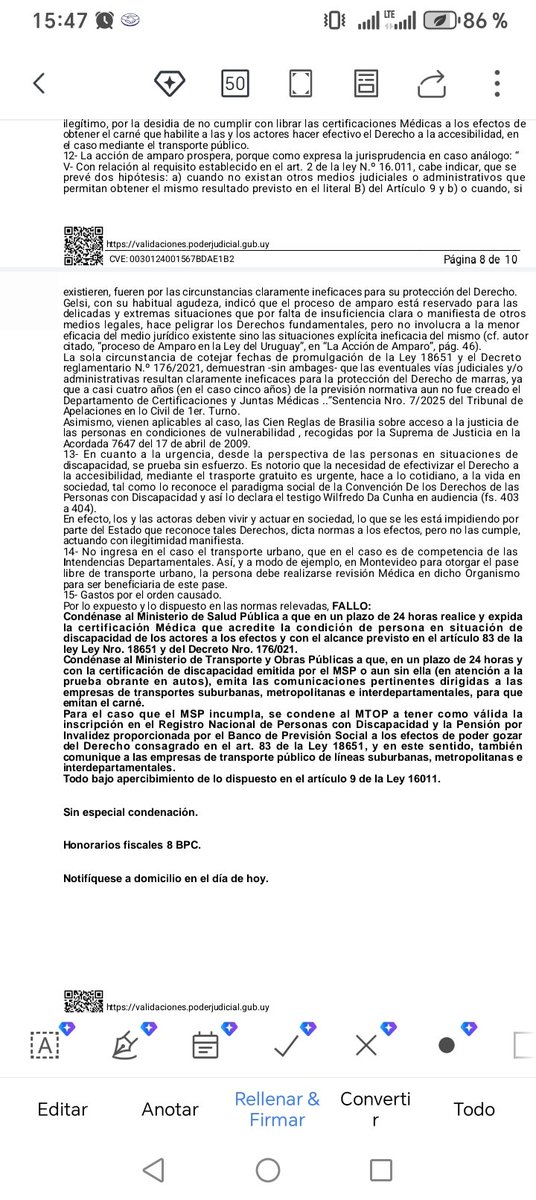 Jacobinoriental's tweet photo. DÍA HISTÓRICO PARA LAS PERSONAS EN SITUACIÓN DE DISCAPACIDAD Y SUS FAMILIAS.
JUEZA DE AMPARO CONDENA A @MSPUruguay y @mtopuy a cumplir con artículo 83 de la ley 18651. @portalmvd @ObservadorUY @diariolaruy @Canal4_UY https://t.co/6ra4JCtHvy