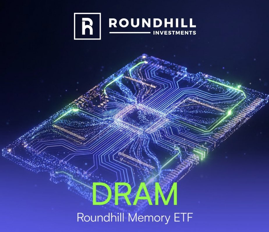 MemoryReport's tweet photo. Launched less than 3 months ago, the Roundhill Memory ETF - $DRAM - is now the fastest ETF in history to reach $25B in AUM. https://t.co/hkXYxIDpMO