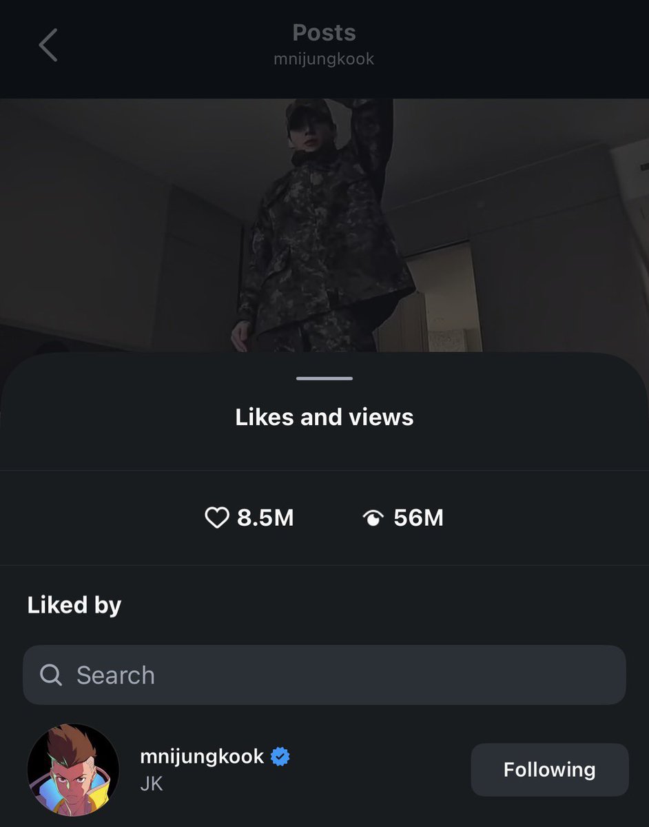 vkfvr's tweet photo. “ jungkook deletou o vídeo dele com o taehyung de SWIM “

corta pro vídeo está restrito pra alguns países menos na coreia e de brinde o jungkook foi lá curtir o vídeo no instagram dele 🫶🏻 https://t.co/Sbz0qLU98i